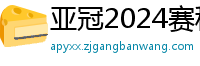 亚冠2024赛程